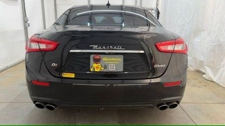 2015 Black Maserati Ghibli S Q4 (ZAM57RTA8F1) with an 3L V-6 gasoline direct injection engine, located at 1806 Veterans Memorial Hwy SW, Austell, GA, 30168, (770) 944-9558, 33.817959, -84.606987- Photo#4