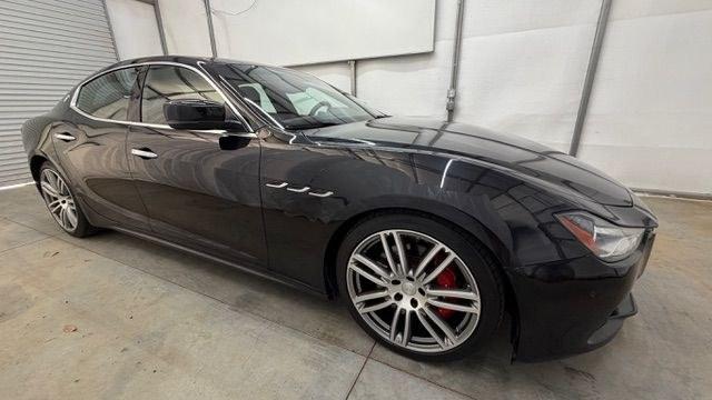 2015 Black Maserati Ghibli S Q4 (ZAM57RTA8F1) with an 3L V-6 gasoline direct injection engine, located at 1806 Veterans Memorial Hwy SW, Austell, GA, 30168, (770) 944-9558, 33.817959, -84.606987- Photo#7