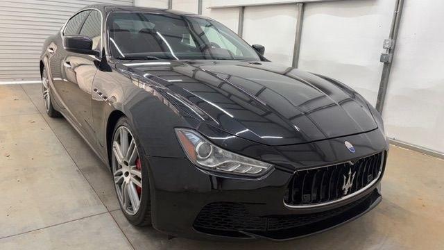 2015 Black Maserati Ghibli S Q4 (ZAM57RTA8F1) with an 3L V-6 gasoline direct injection engine, located at 1806 Veterans Memorial Hwy SW, Austell, GA, 30168, (770) 944-9558, 33.817959, -84.606987- Photo#8