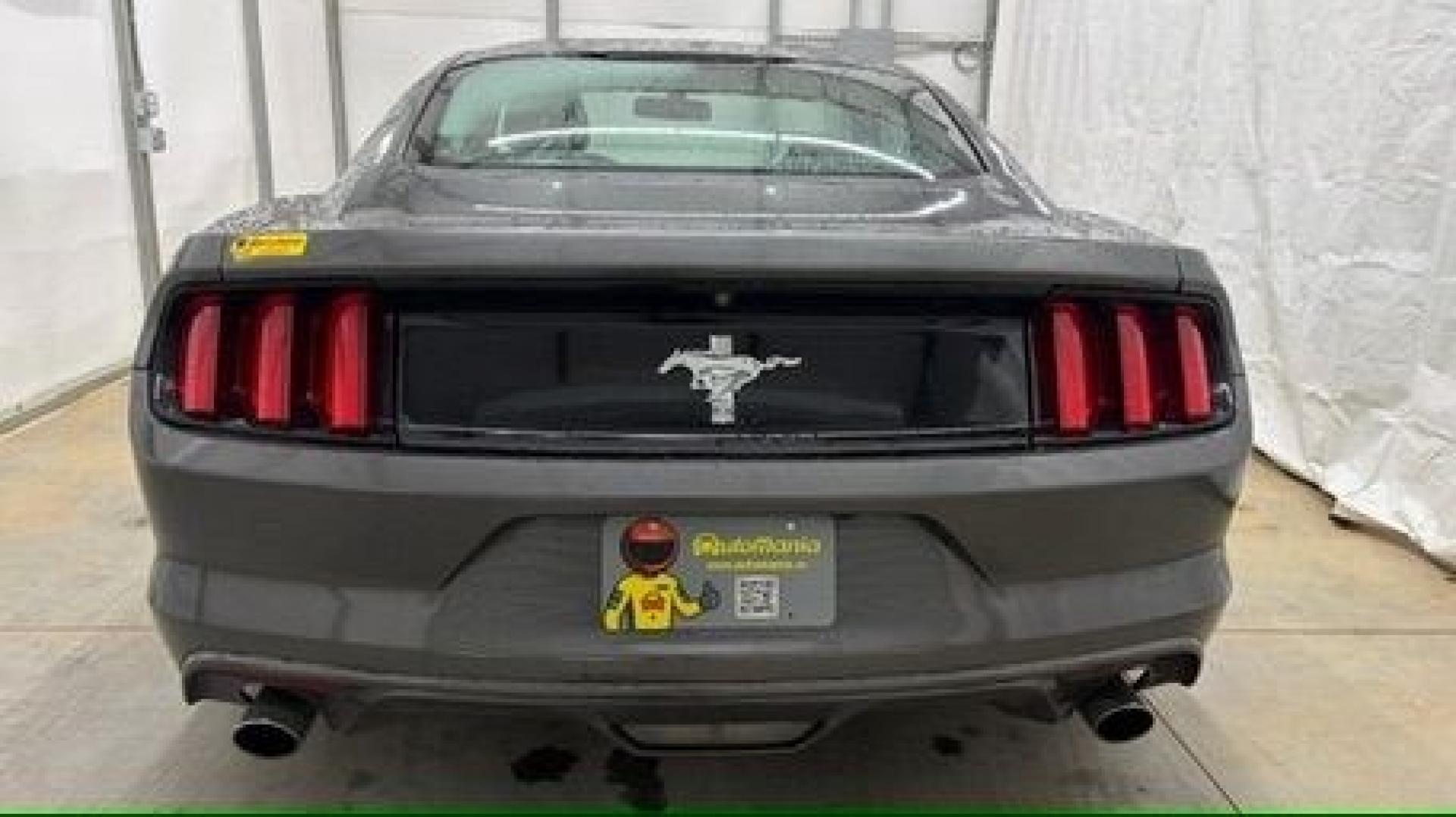 2015 Gray Ford Mustang V6 (1FA6P8AM3F5) with an 3.7L V-6 DOHC engine, located at 1806 Veterans Memorial Hwy SW, Austell, GA, 30168, (770) 944-9558, 33.817959, -84.606987- Photo#4