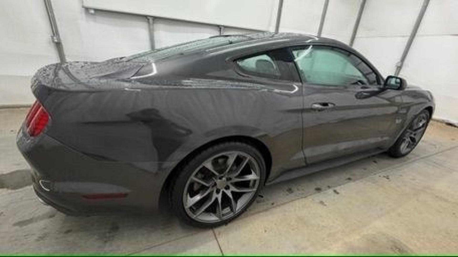 2015 Gray Ford Mustang V6 (1FA6P8AM3F5) with an 3.7L V-6 DOHC engine, located at 1806 Veterans Memorial Hwy SW, Austell, GA, 30168, (770) 944-9558, 33.817959, -84.606987- Photo#6