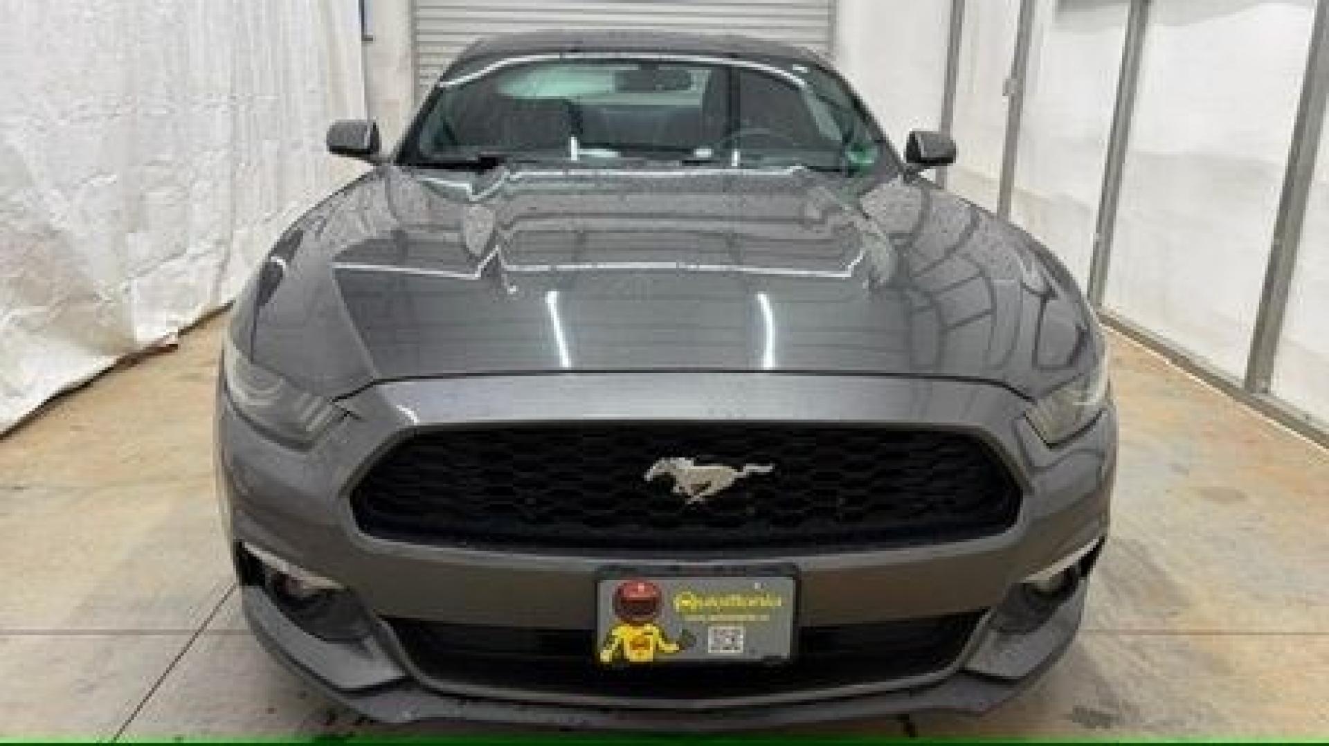 2015 Gray Ford Mustang V6 (1FA6P8AM3F5) with an 3.7L V-6 DOHC engine, located at 1806 Veterans Memorial Hwy SW, Austell, GA, 30168, (770) 944-9558, 33.817959, -84.606987- Photo#9