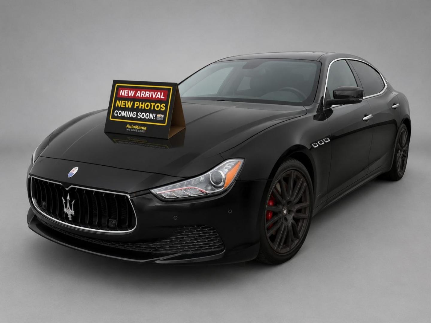 2015 Black Maserati Ghibli S Q4 (ZAM57RTA5F1) with an 3L V-6 gasoline direct injection engine, located at 1806 Veterans Memorial Hwy SW, Austell, GA, 30168, (770) 944-9558, 33.817959, -84.606987- Photo#0