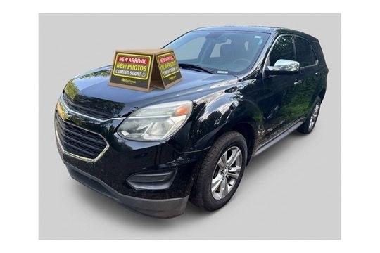 2016 Black Chevrolet Equinox LS (2GNALBEKXG1) with an ECOTEC 2.4L I-4 gasoline direct injection engine, located at 1806 Veterans Memorial Hwy SW, Austell, GA, 30168, (770) 944-9558, 33.817959, -84.606987- Photo#0
