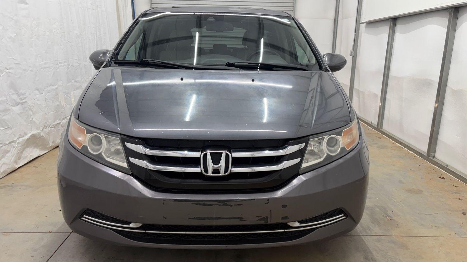 2014 Gray Honda Odyssey EX-L (5FNRL5H60EB) with an 3.5L V-6 i-VTEC variable valve control engine, located at 1806 Veterans Memorial Hwy SW, Austell, GA, 30168, (770) 944-9558, 33.817959, -84.606987 - Why Choose Automania? At Automania, we make car buying easy and stress-free, with over 20 years serving Austell, GA and the surrounding communities. WE FINANCE GOOD AND NOT SO GOOD CREDIT, we work with all credit types, and every vehicle comes with a free vehicle history report so you know its backg- Photo#10