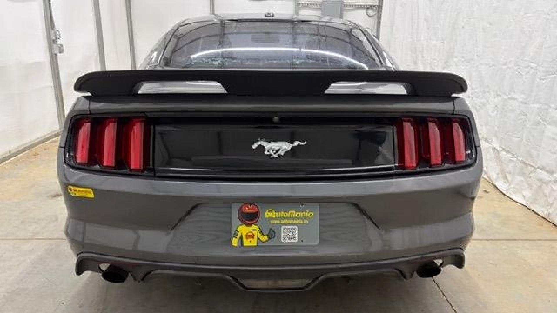 2017 Gray Ford Mustang EcoBoost (1FA6P8TH0H5) with an EcoBoost 2.3L I-4 gasoline direct injection engine, located at 1806 Veterans Memorial Hwy SW, Austell, GA, 30168, (770) 944-9558, 33.817959, -84.606987 - Why Choose Automania? At Automania, we make car buying easy and stress-free, with over 20 years serving Austell, GA and the surrounding communities. WE FINANCE GOOD AND NOT SO GOOD CREDIT, we work with all credit types, and every vehicle comes with a free vehicle history report so you know its backg- Photo#4