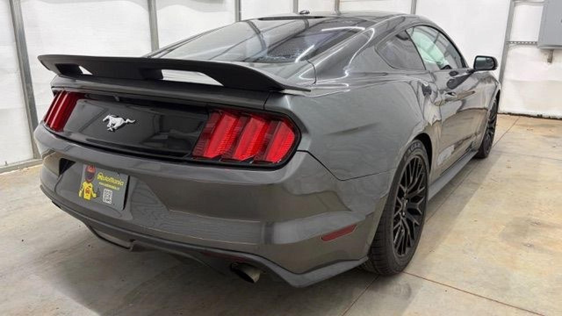 2017 Gray Ford Mustang EcoBoost (1FA6P8TH0H5) with an EcoBoost 2.3L I-4 gasoline direct injection engine, located at 1806 Veterans Memorial Hwy SW, Austell, GA, 30168, (770) 944-9558, 33.817959, -84.606987 - Why Choose Automania? At Automania, we make car buying easy and stress-free, with over 20 years serving Austell, GA and the surrounding communities. WE FINANCE GOOD AND NOT SO GOOD CREDIT, we work with all credit types, and every vehicle comes with a free vehicle history report so you know its backg- Photo#5