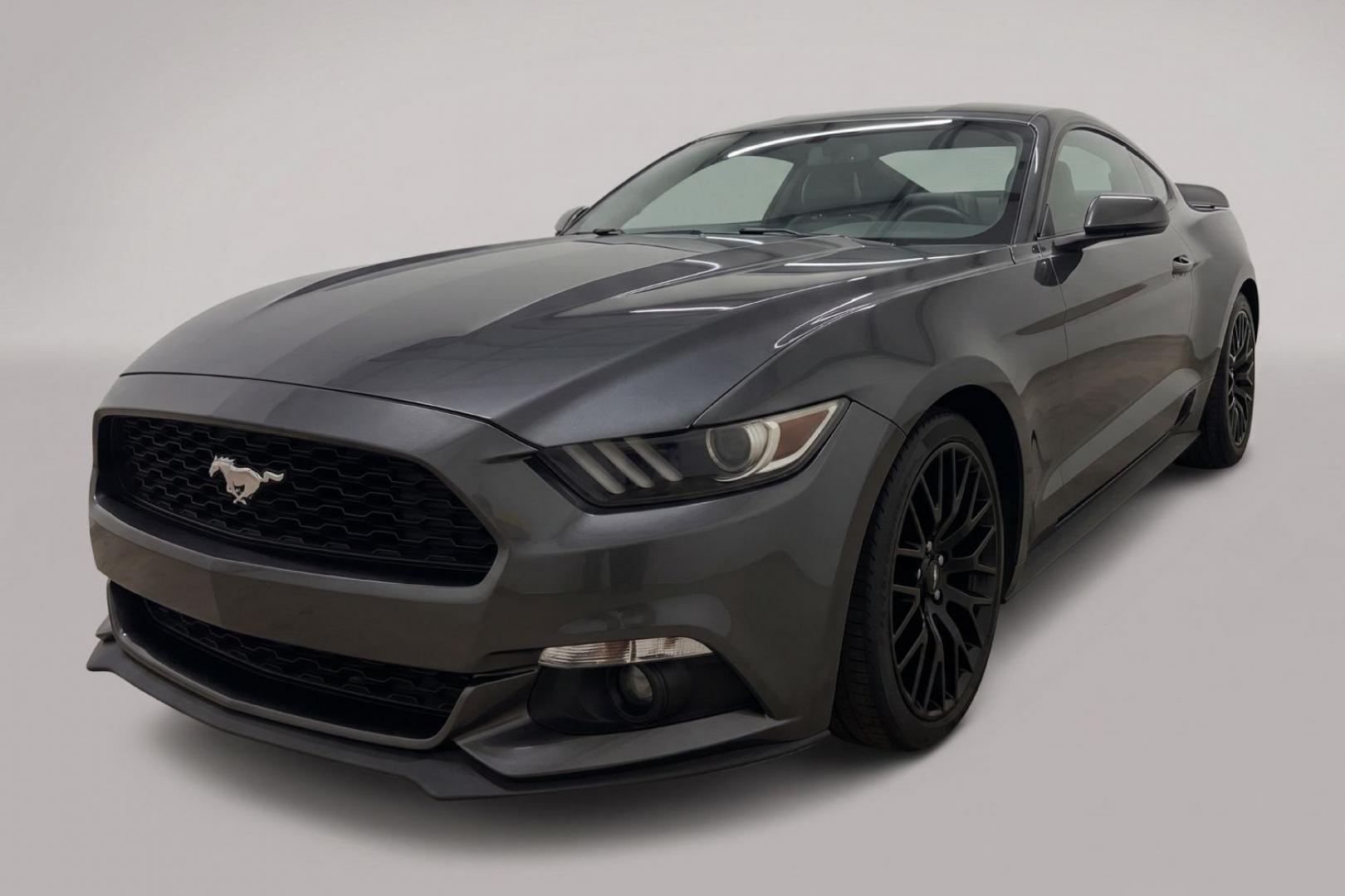 2017 Gray Ford Mustang EcoBoost (1FA6P8TH0H5) with an EcoBoost 2.3L I-4 gasoline direct injection engine, located at 1806 Veterans Memorial Hwy SW, Austell, GA, 30168, (770) 944-9558, 33.817959, -84.606987 - Why Choose Automania? At Automania, we make car buying easy and stress-free, with over 20 years serving Austell, GA and the surrounding communities. WE FINANCE GOOD AND NOT SO GOOD CREDIT, we work with all credit types, and every vehicle comes with a free vehicle history report so you know its backg- Photo#0