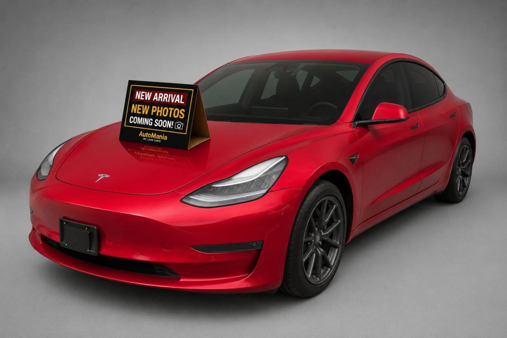 2019 Red Tesla Model 3 Standard Range (5YJ3E1EAXKF) , located at 1806 Veterans Memorial Hwy SW, Austell, GA, 30168, (770) 944-9558, 33.817959, -84.606987- Photo#0