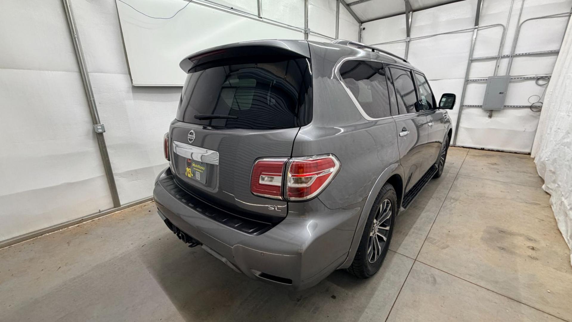 2020 Gray Nissan Armada SL 4WD (JN8AY2NC2LX) with an 5.6L V-8 gasoline direct injection engine, located at 1806 Veterans Memorial Hwy SW, Austell, GA, 30168, (770) 944-9558, 33.817959, -84.606987 - This 2020 Nissan Armada SL 4WD comes loaded with a powerful 390 hp 5.6L V8 engine and four-wheel drive, ready to handle everything from daily commutes to weekend trips with confidence. Inside, you'll find comfortable leather seating with heated seats, a navigation system, backup camera, adaptive cru- Photo#5