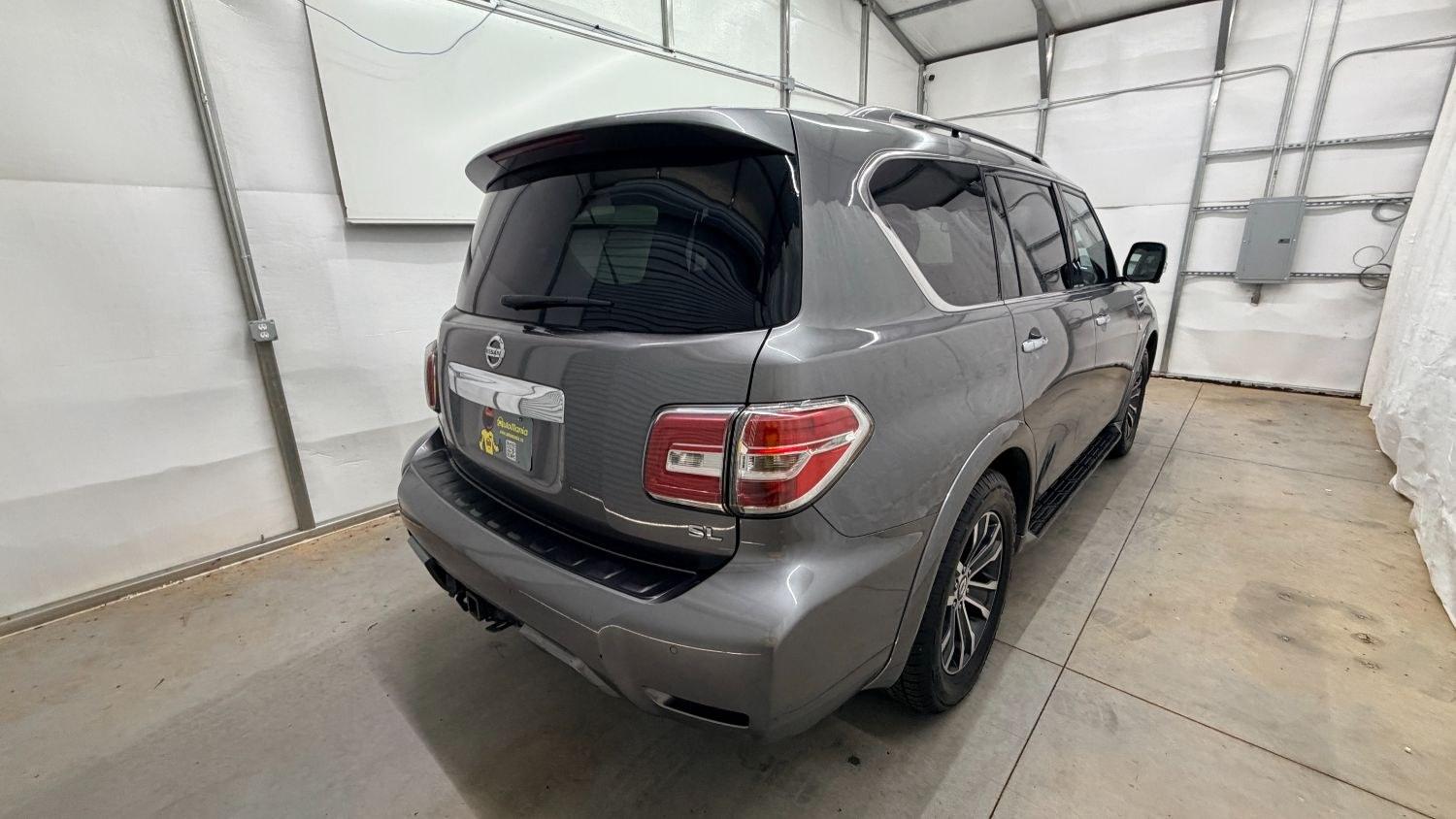 2020 Gray Nissan Armada SL 4WD (JN8AY2NC2LX) with an 5.6L V-8 gasoline direct injection engine, located at 1806 Veterans Memorial Hwy SW, Austell, GA, 30168, (770) 944-9558, 33.817959, -84.606987 - This 2020 Nissan Armada SL 4WD comes loaded with a powerful 390 hp 5.6L V8 engine and four-wheel drive, ready to handle everything from daily commutes to weekend trips with confidence. Inside, you'll find comfortable leather seating with heated seats, a navigation system, backup camera, adaptive cru- Photo#6