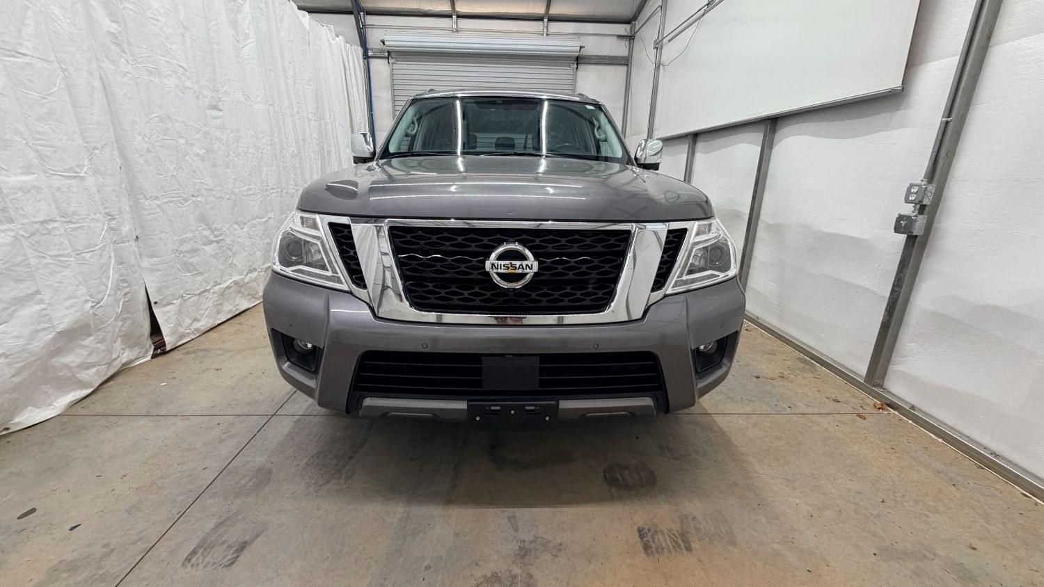 2020 Gray Nissan Armada SL 4WD (JN8AY2NC2LX) with an 5.6L V-8 gasoline direct injection engine, located at 1806 Veterans Memorial Hwy SW, Austell, GA, 30168, (770) 944-9558, 33.817959, -84.606987 - This 2020 Nissan Armada SL 4WD comes loaded with a powerful 390 hp 5.6L V8 engine and four-wheel drive, ready to handle everything from daily commutes to weekend trips with confidence. Inside, you'll find comfortable leather seating with heated seats, a navigation system, backup camera, adaptive cru- Photo#10