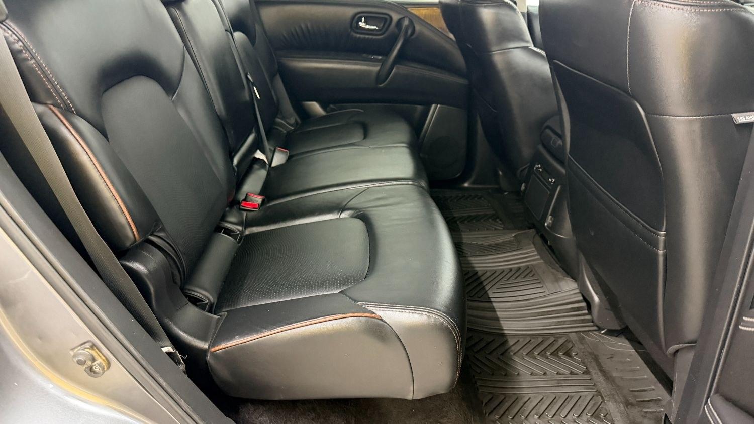2020 Gray Nissan Armada SL 4WD (JN8AY2NC2LX) with an 5.6L V-8 gasoline direct injection engine, located at 1806 Veterans Memorial Hwy SW, Austell, GA, 30168, (770) 944-9558, 33.817959, -84.606987 - This 2020 Nissan Armada SL 4WD comes loaded with a powerful 390 hp 5.6L V8 engine and four-wheel drive, ready to handle everything from daily commutes to weekend trips with confidence. Inside, you'll find comfortable leather seating with heated seats, a navigation system, backup camera, adaptive cru- Photo#18
