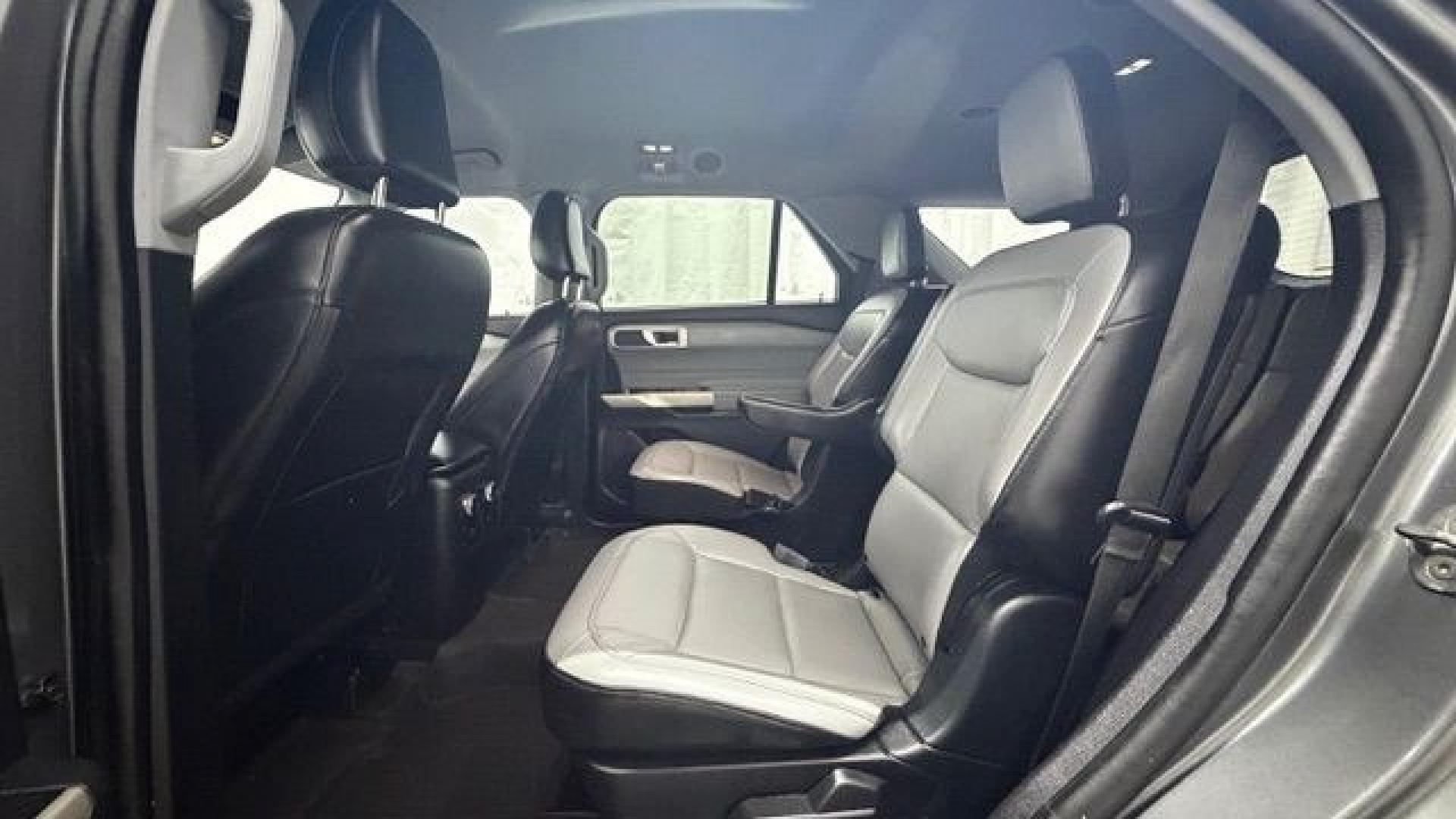 2021 Gray Ford Explorer XLT (1FMSK8DHXMG) with an EcoBoost 2.3L I-4 direct injection engine, located at 1806 Veterans Memorial Hwy SW, Austell, GA, 30168, (770) 944-9558, 33.817959, -84.606987 - This Explorer has an interior that looks good and comes from a non-smoker vehicle. The exterior paint looks excellent, with only minor scratches, and the tires are in great shape. With lots of comfortable seating, it's a spacious, family-friendly SUV that's ready for daily driving.- Photo#14