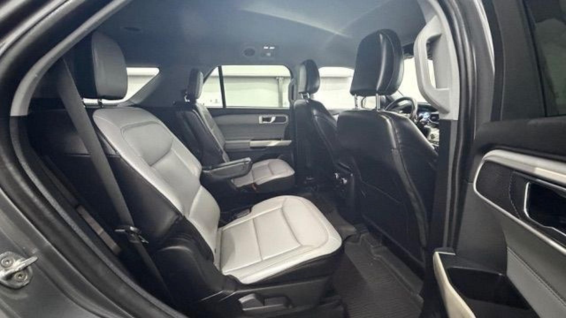 2021 Gray Ford Explorer XLT (1FMSK8DHXMG) with an EcoBoost 2.3L I-4 direct injection engine, located at 1806 Veterans Memorial Hwy SW, Austell, GA, 30168, (770) 944-9558, 33.817959, -84.606987 - This Explorer has an interior that looks good and comes from a non-smoker vehicle. The exterior paint looks excellent, with only minor scratches, and the tires are in great shape. With lots of comfortable seating, it's a spacious, family-friendly SUV that's ready for daily driving.- Photo#19