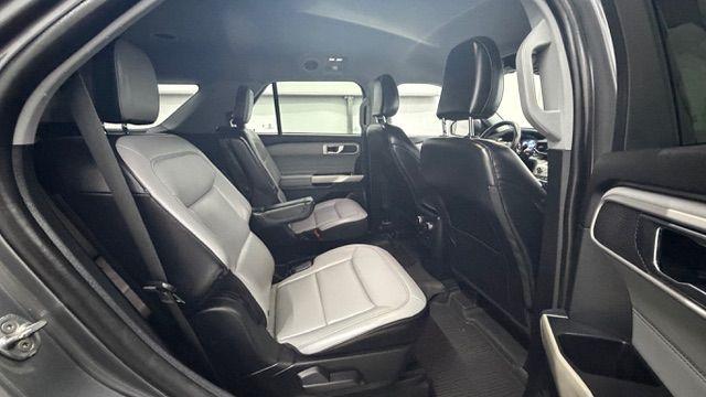 2021 Gray Ford Explorer XLT (1FMSK8DHXMG) with an EcoBoost 2.3L I-4 direct injection engine, located at 1806 Veterans Memorial Hwy SW, Austell, GA, 30168, (770) 944-9558, 33.817959, -84.606987 - This Explorer has an interior that looks good and comes from a non-smoker vehicle. The exterior paint looks excellent, with only minor scratches, and the tires are in great shape. With lots of comfortable seating, it's a spacious, family-friendly SUV that's ready for daily driving.- Photo#19