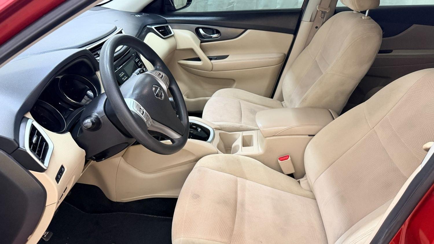 2016 Red Nissan Rogue S (JN8AT2MV0GW) with an 2.5L I-4 DOHC engine, located at 1806 Veterans Memorial Hwy SW, Austell, GA, 30168, (770) 944-9558, 33.817959, -84.606987 - This Nissan Rogue has passed a 100+ point inspection performed in our own service center. It's in great condition inside and out, and the tan interior is immaculate. Come see it in person and take it for a test drive! Why Choose Automania? At Automania, we make car buying easy and stress-free, with- Photo#10