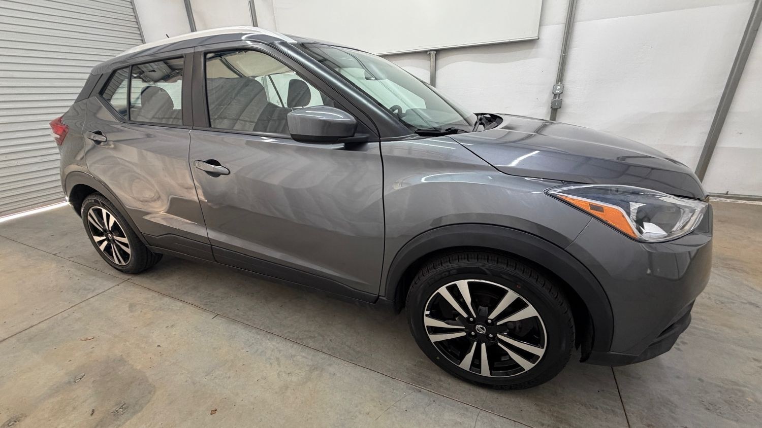 2019 Gray Nissan Kicks SV (3N1CP5CU9KL) with an 1.6L I-4 DOHC engine, located at 1806 Veterans Memorial Hwy SW, Austell, GA, 30168, (770) 944-9558, 33.817959, -84.606987- Photo#7