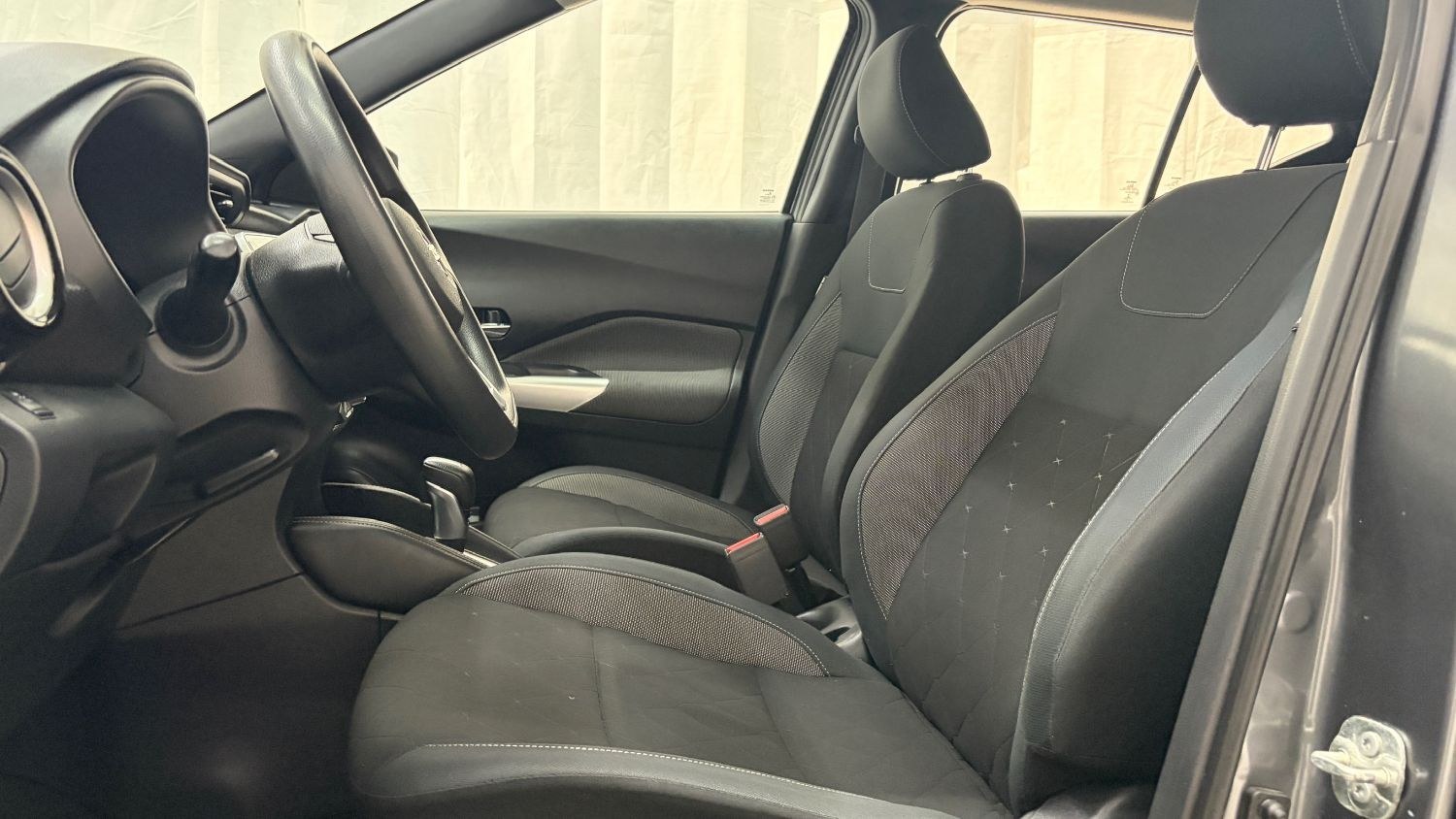 2019 Gray Nissan Kicks SV (3N1CP5CU9KL) with an 1.6L I-4 DOHC engine, located at 1806 Veterans Memorial Hwy SW, Austell, GA, 30168, (770) 944-9558, 33.817959, -84.606987- Photo#11