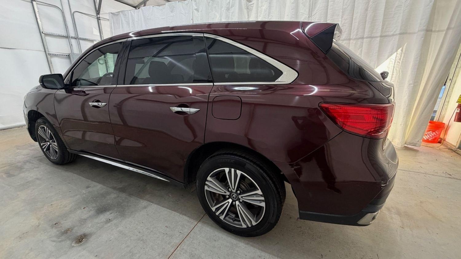 2017 Maroon Acura MDX Base (5FRYD3H39HB) , located at 1806 Veterans Memorial Hwy SW, Austell, GA, 30168, (770) 944-9558, 33.817959, -84.606987- Photo#2