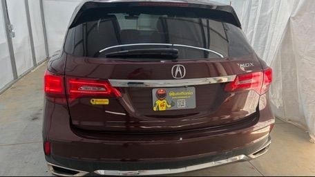 2017 Maroon Acura MDX Base (5FRYD3H39HB) , located at 1806 Veterans Memorial Hwy SW, Austell, GA, 30168, (770) 944-9558, 33.817959, -84.606987- Photo#4