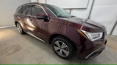 2017 Maroon Acura MDX Base (5FRYD3H39HB) , located at 1806 Veterans Memorial Hwy SW, Austell, GA, 30168, (770) 944-9558, 33.817959, -84.606987- Photo#7