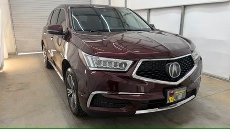 2017 Maroon Acura MDX Base (5FRYD3H39HB) , located at 1806 Veterans Memorial Hwy SW, Austell, GA, 30168, (770) 944-9558, 33.817959, -84.606987- Photo#8