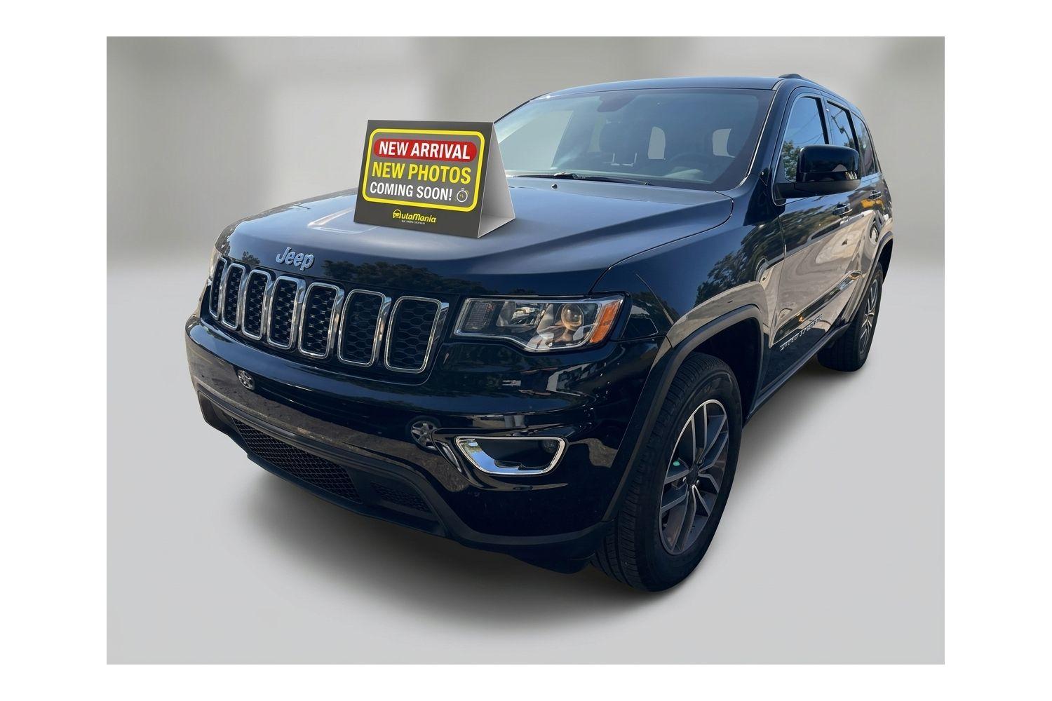 2020 Black Jeep Grand Cherokee Laredo E 4x2 (1C4RJEAG1LC) with an Pentastar 3.6L V-6 DOHC engine, located at 1806 Veterans Memorial Hwy SW, Austell, GA, 30168, (770) 944-9558, 33.817959, -84.606987- Photo#0