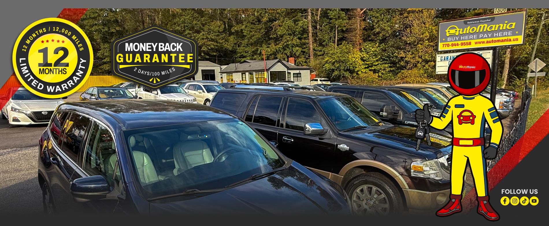 WELCOME TO AUTOMANIA BUY HERE, PAY HERE.